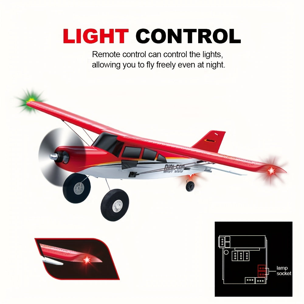 RC Airplane Brushless Motor 6-Channel Remote Control Plane with 6-Axis Gyro 3D Stunts Fixed Wing EPP Foam Aircraft – QIDI560 Outdoor Hobbyist Aerobatic Stunt Plane with 2 Batteries, Lightweight Design