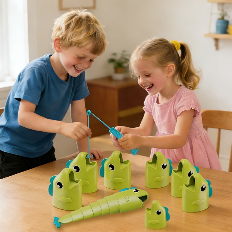 5pcs Telescopic Fishing Battle Tabletop Game Fun Family Fishing Game for Kids Adults Trains Hand-Eye Coordination Reaction Speed & Concentration Indoor Party Game Birthday Gift
