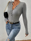 Women's Front Button Ribbed Cardigan Sweater - Elegant Long Sleeve Fitted Knit Coat for Autumn Winter | Multiple Colors XS-XL