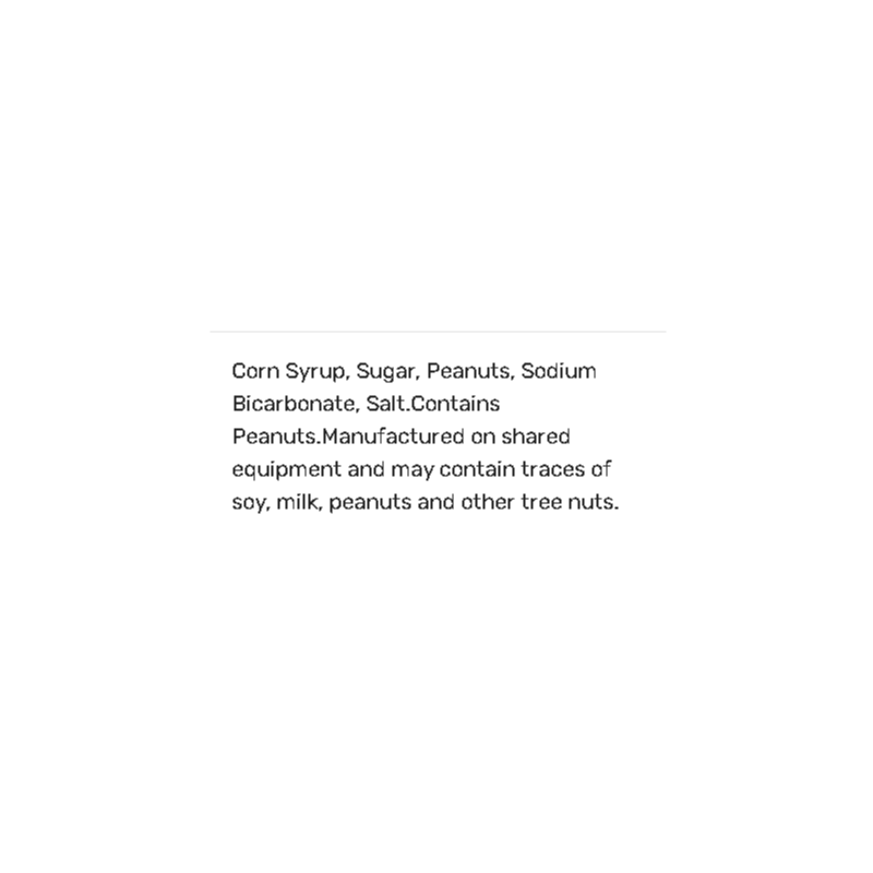 Peanut Brittle Candy – Classic Crunchy Caramelized Sugar with Roasted Peanuts, Old-Fashioned Homestyle Brittle for Snacking, Holiday Gifting, Dessert Topping & Candy Lovers