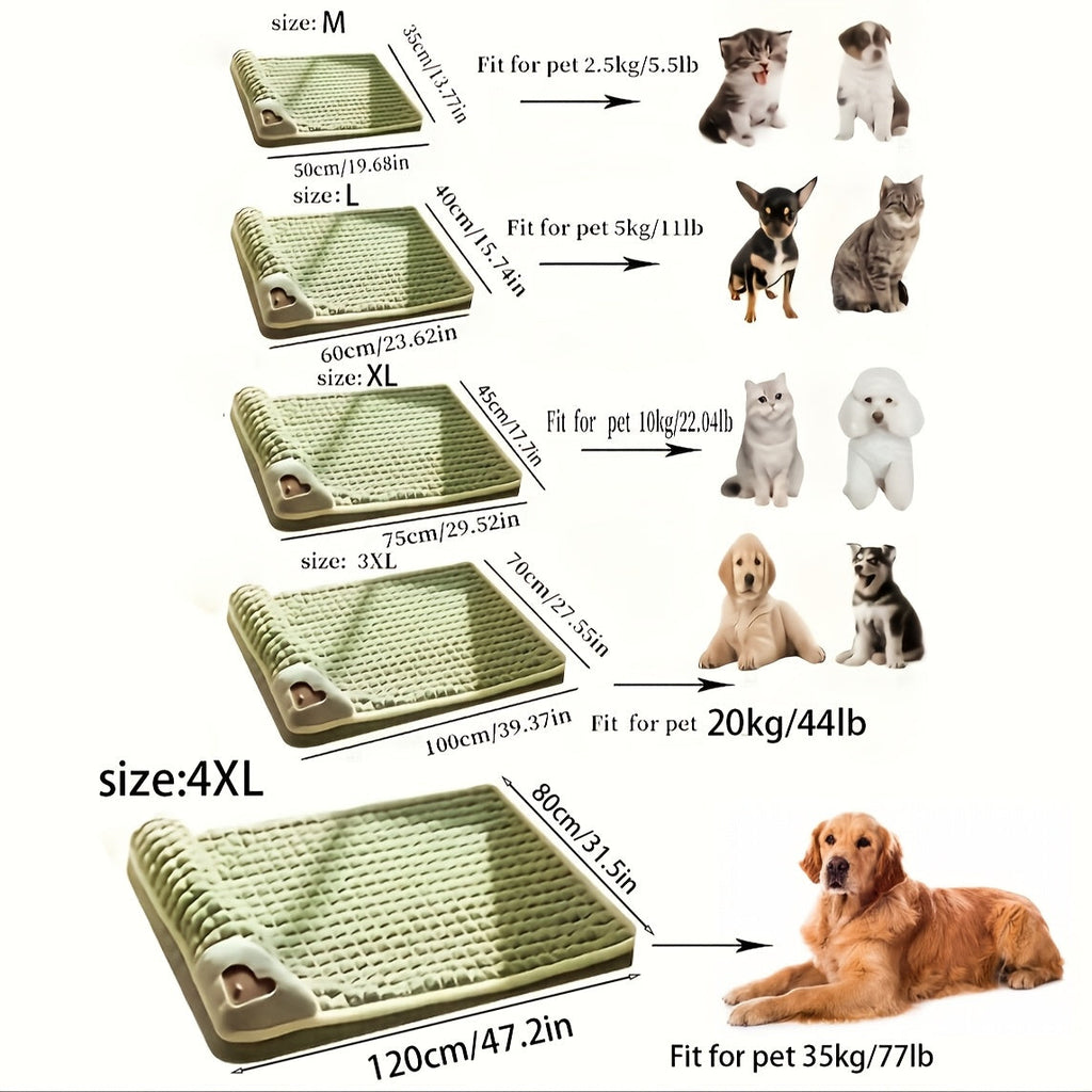 Thickened Cat Dog Bed - Washable Detachable Pet Sofa Sleeping Pad for Cats & Dogs, Extra Large Size Available, Non-Slip Bottom, Cozy Plush Mat for Indoor Pets
