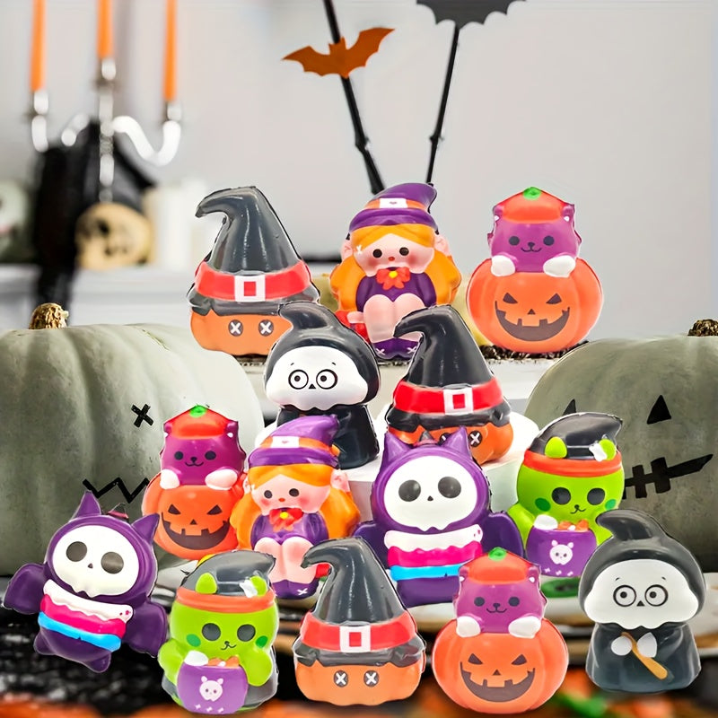 Halloween Squeeze Toys 10 Pack Slow Rising Squishy Party Favors - Assorted Spooky Squishies for Kids, Bulk Halloween Party Favors, Classroom Rewards, Birthday Gifts for Boys & Girls, Goody Bag Fillers