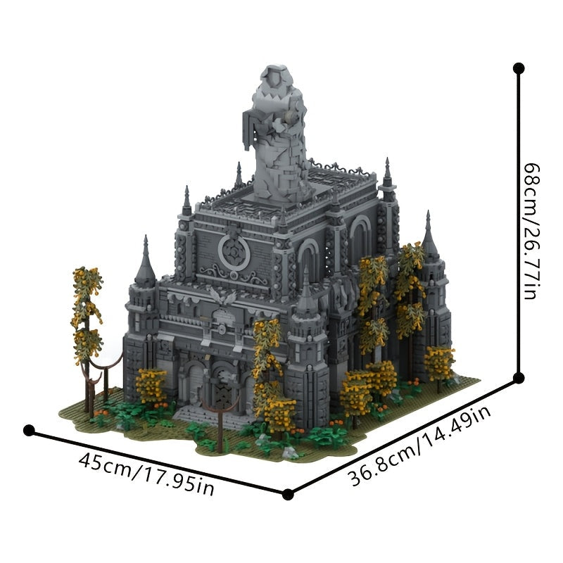 7381 Piece Fantasy Game Hero Tomb Building Blocks – Myranthix High-Difficulty Adult Assembly Set, Epic Dungeon Scene Model Kit, Creative Display Build, Holiday & Birthday Gift for Adults & Teens