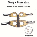Cat Grooming Hammock for Nail Trimming & Medicine, Breathable Mesh Pet Restraint Hammock for Cats & Small Dogs, Adjustable Straps & Hooks, Cat Hammock for Grooming Care, Bathing & Summer Vet Visits