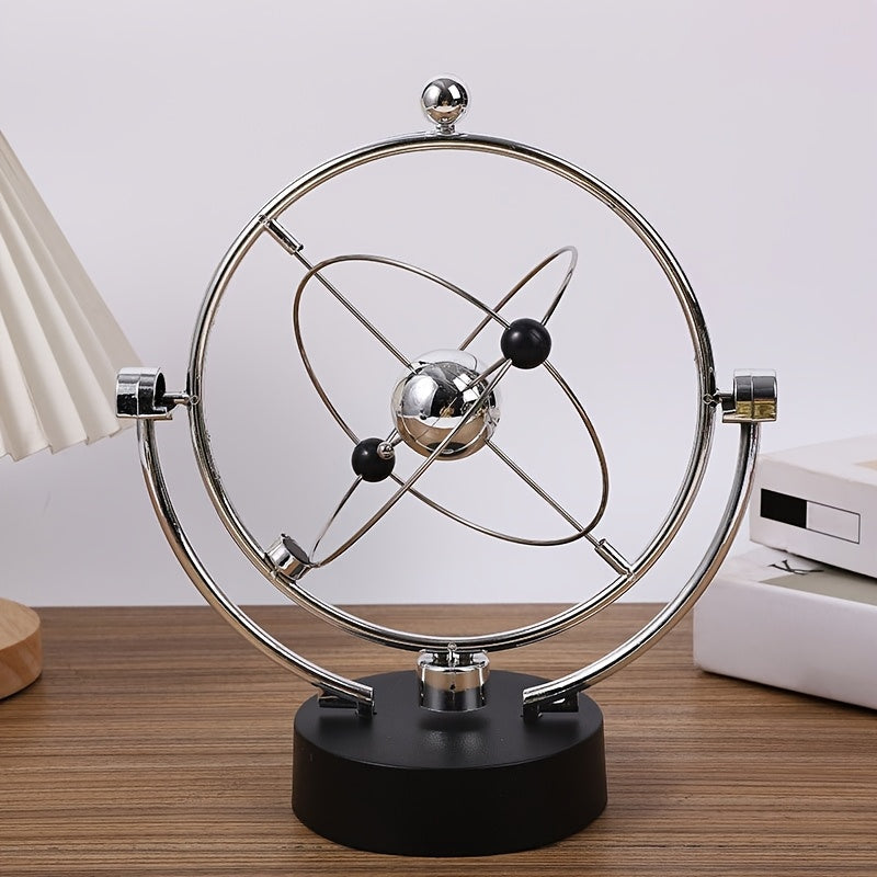 Newton's Cradle Pendulum Desk Toy Perpetual Motion Ball Kinetic Energy Physics Science Decoration for Home Office Desk Unique Gift for Adults Men Women Teens STEM Science Lovers Art Decor