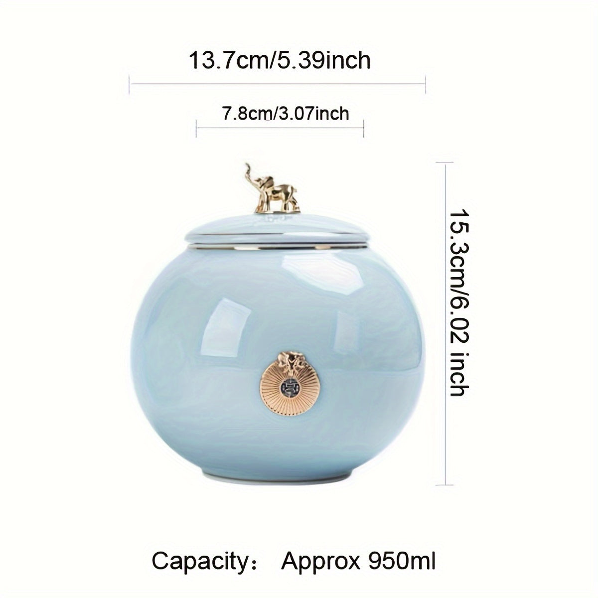 Handmade Ceramic Pet Memorial Urn for Dogs Cats Rabbits Small Animals – Hair Keepsake Souvenir Holder Box, Personalized Pet Loss Gift, 4 Colors Available