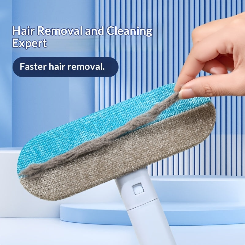 Pet Hair Remover Brush – Multi-Functional Dog & Cat Hair Cleaner Lint Roller for Carpets, Sofas, Beds & Furniture, Reusable Grooming Hair Picker for Home Use