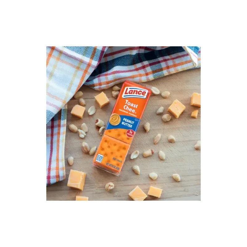 Lance Sandwich Crackers Variety Pack Peanut Butter Cheese Classic Flavors 20 or 40 Count Snack Pack