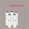 Portable Pet Hair Removal Roller Set with 5 Extra-Sticky Refill Rolls - Disposable Lint Roller for Dog & Cat Hair on Carpets & Clothing - Easy-Replace Paper Roll (3 Size Options)