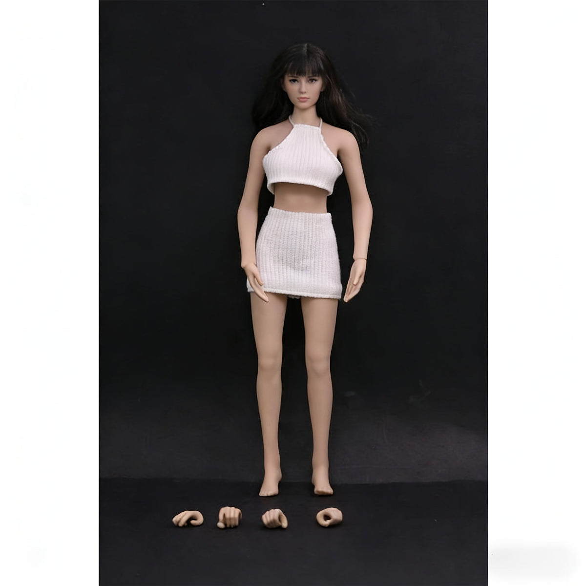 TBLeague 1/12 Scale Super Flexible Female Seamless Body Action Figure – Silicone Soft Skin, Bikini & Head Sculpt Included, Poseable Collectible Figure for Custom Doll & Figurine Art