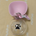 Foldable Pet Water & Food Container - Collapsible Portable Travel Storage for Dogs & Cats, Lightweight Compact Design for Outdoor Hiking Camping & Car Trips, Pink or Blue