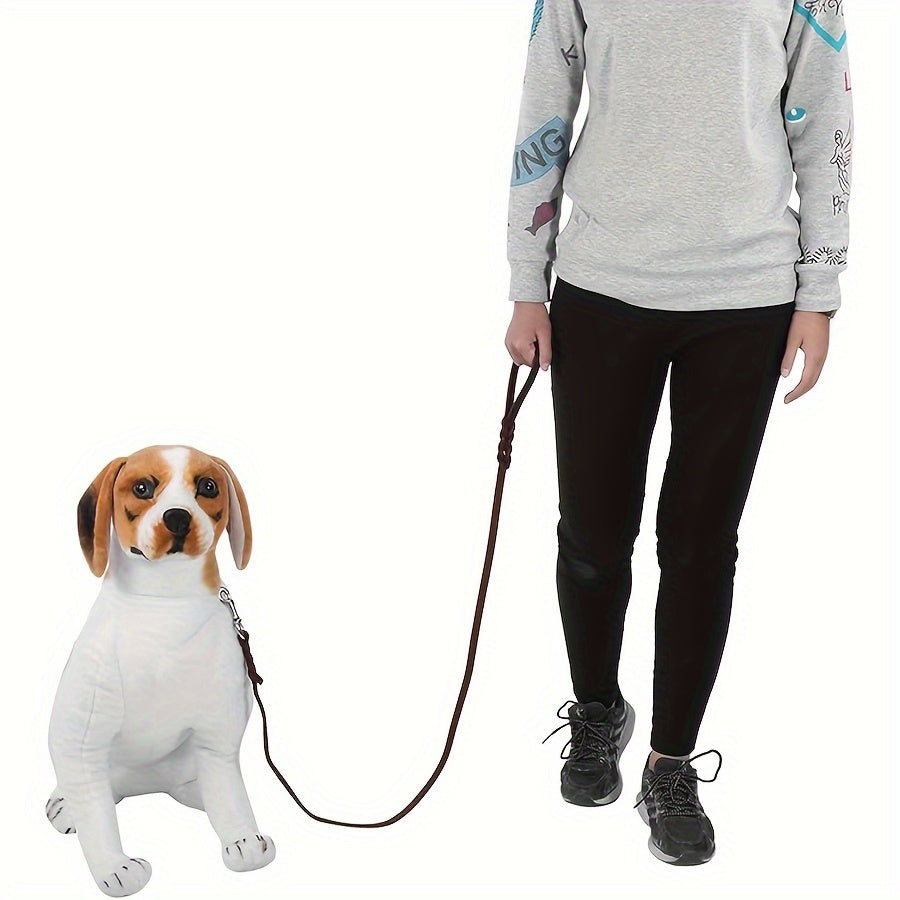 Leather Dog Training Leash Durable Cowhide Dog Running Walking Leash with Adjustable Slip Lead and Lobster Buckle for Running Hiking Training 47 71 83 Inch