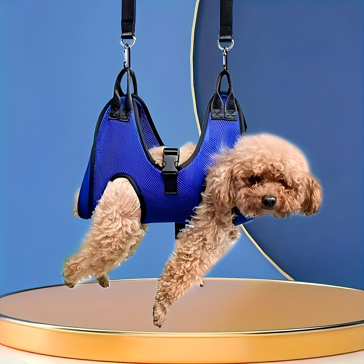 Pet Grooming Hammock for Dogs & Cats - Hanging Restraint Bag for Nail Trimming, Bathing & Ear Eye Care - Adjustable Cat Dog Grooming Hammock for Small Medium Pets (S & L Size)