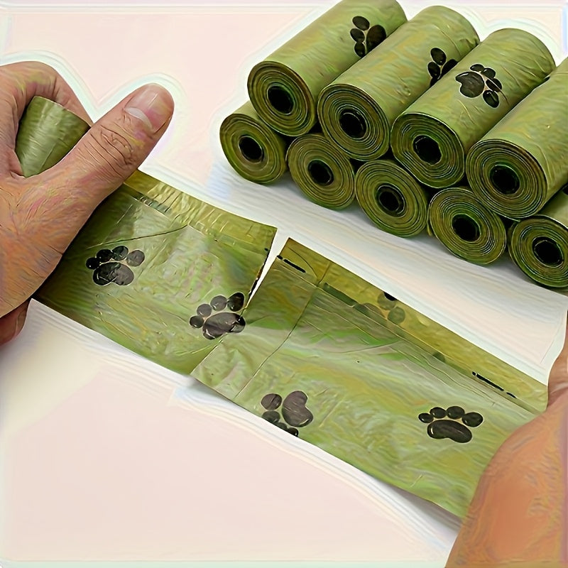 Dog Poop Bags 300 Count 15 Rolls - Thick Leak-Proof Pet Waste Bags with Cute Claw Print Design, Durable Bulk Dog Waste Bags for Outdoor Walks, Parks & Travel, Biodegradable-Friendly Pet Cleanup Bags