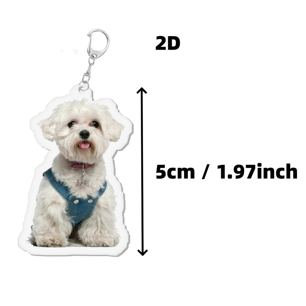 Custom Pet Memorial Keychain – Personalized Forever in Your Heart Keychain for Lost Dog Cat, Sympathy Gift for Pet Loss, Engraved Pet Remembrance Keepsake