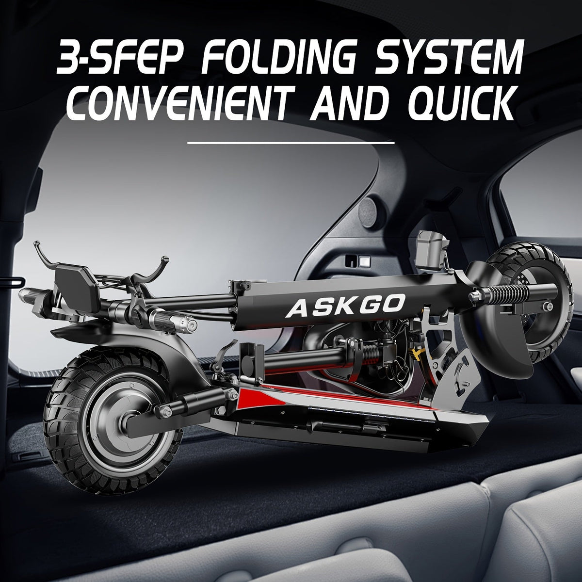 Electric Scooter with Seat for Adults 749W Off-Road 35 Miles – 48V 16.5Ah Battery, Removable Seat, 3-Speed Modes, Dual Disc Brakes, Multiple Shock Absorbers, Wide Deck Commuter E-Scooter Q5