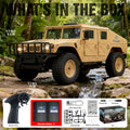 Huge RC SUV Military Vehicle 4WD 4x4 Off-Road Truck with Rechargeable Batteries – Proportional Remote Control Car for All Terrain, Christmas Gift for Boys & Youth