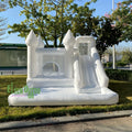 Bounce House with Blower for Kids 13x10x8 Ft – White Inflatable Bouncy Castle for Backyard, Ball Pool, Parties & Weddings, Oxford Cloth, Mesh Walls, 2-Min Setup, 200 LBS Capacity