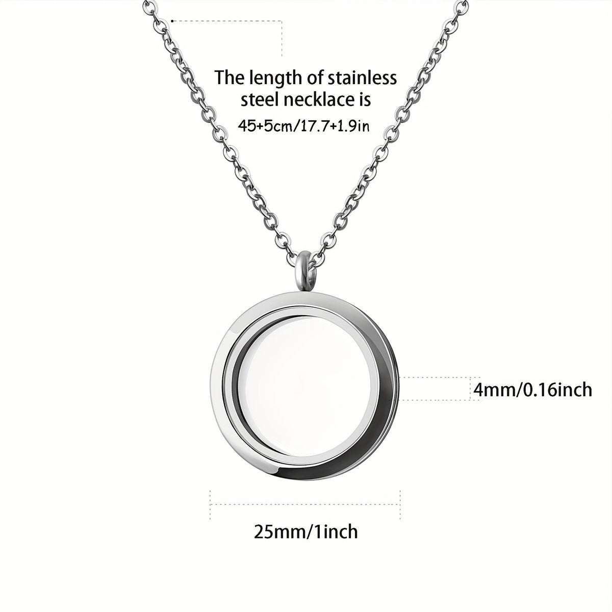 Custom Pet Fur Keepsake Necklace with Photo - Personalized Dog & Cat Hair or Teeth Memorial Storage Pendant, Unique Pet Loss Gift & Personalized Pet Jewelry (Silver, Rose Gold, or Black)