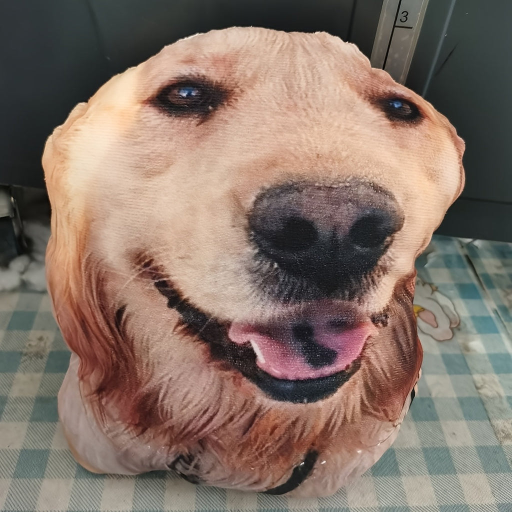 Custom Ugly Cat Pillow - Funny Photo Printed Irregular Shaped Plush Toy, Personalized Cat & Dog Face Cushion, Quirky Simulation Pet Commemorative Gift Pillow or Keychain (3 Sizes)