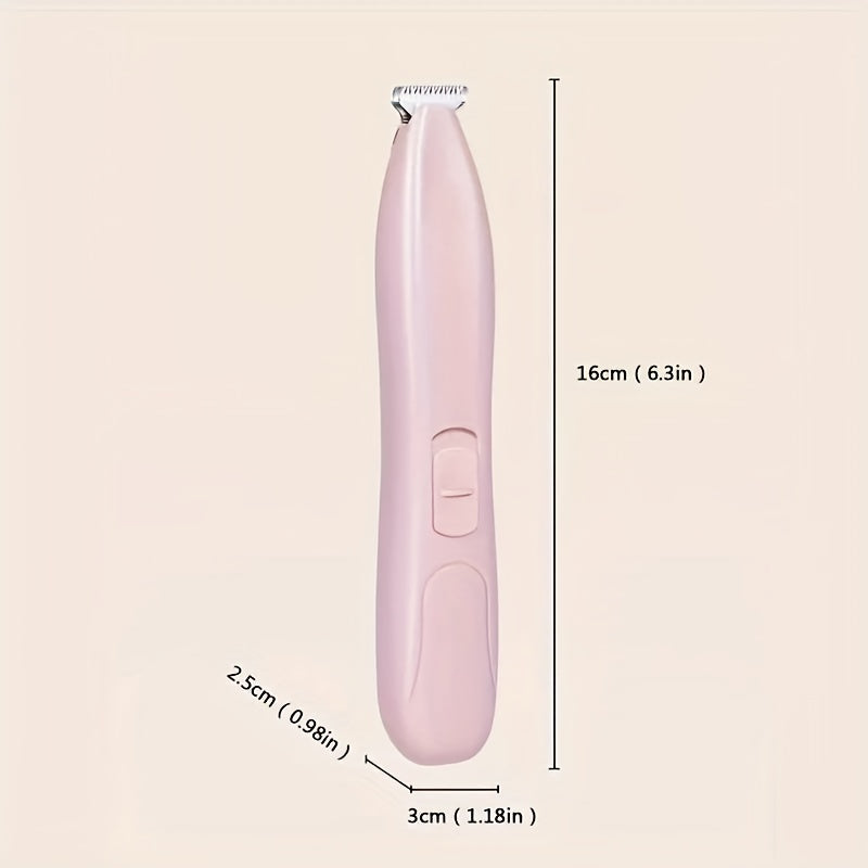 Electric Pet Grooming Clipper for Cats & Dogs - Quiet Paw Hair Trimmer, Professional Cat Grooming Clipper for Paw Pad Trimming, Face & Body Hair Cutting, Safe & Easy Home Grooming Tool