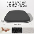 Extra Large Ergonomic Seat Cushion 15.72 Inch High-Density PU Foam Non-Slip Base Washable Breathable Cover for Office Chair Car Seat – Extended Seating Support