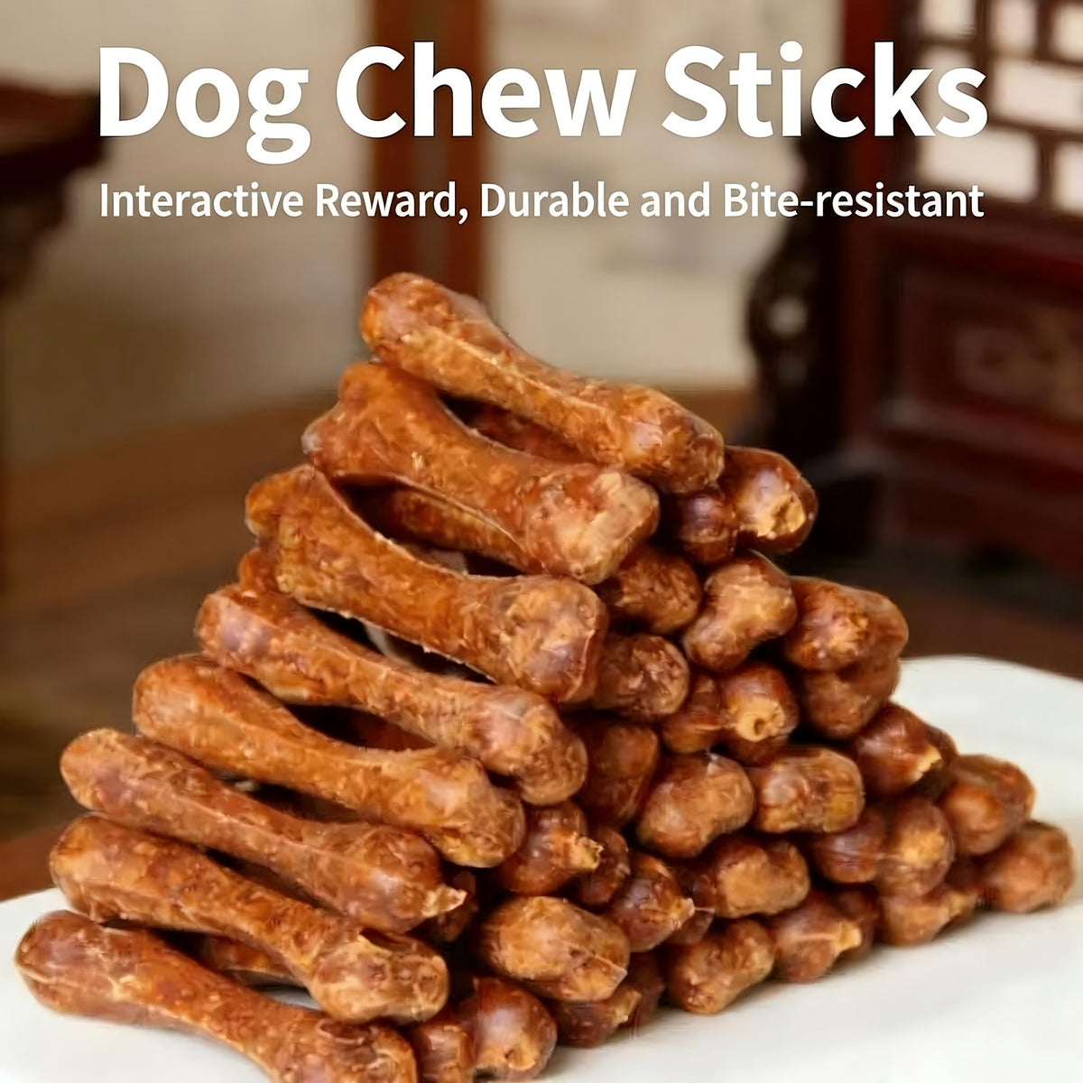 18-Pack Dog Chew Sticks for Small, Medium & Large Puppies – Durable Teeth Cleaning Chew Toys, Assorted Colors & Styles, Natural Puppy Dental Chews for Boredom Relief and Oral Health