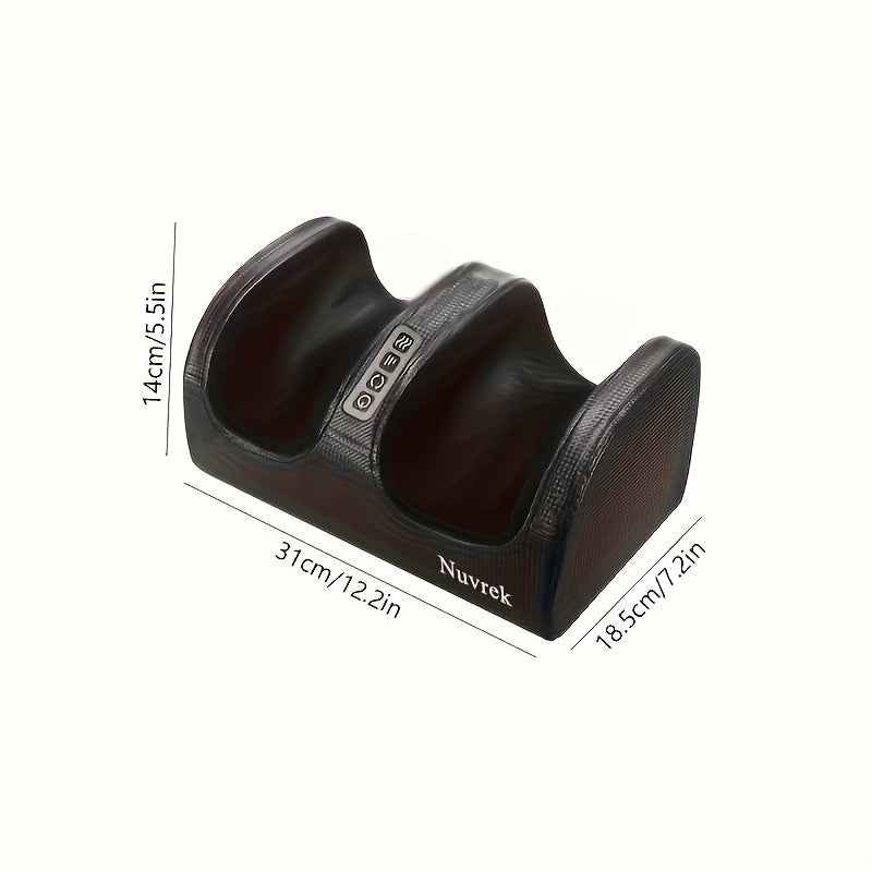 Foot Massager Machine with Heat for Circulation & Relaxation – Shiatsu Deep Kneading, Air Compression, Electric Foot Massager, Father's Day Mother's Day Gift