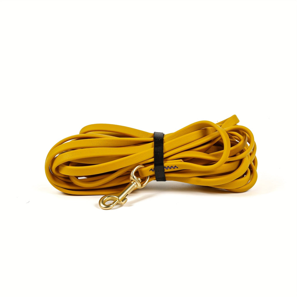 Long Dog Training Leash - Waterproof PVC-Coated Nylon, 600lb Pull Strength, Recall Training Lead for Outdoor Use, Available in 5ft 10ft 20ft 30ft, Easy to Clean