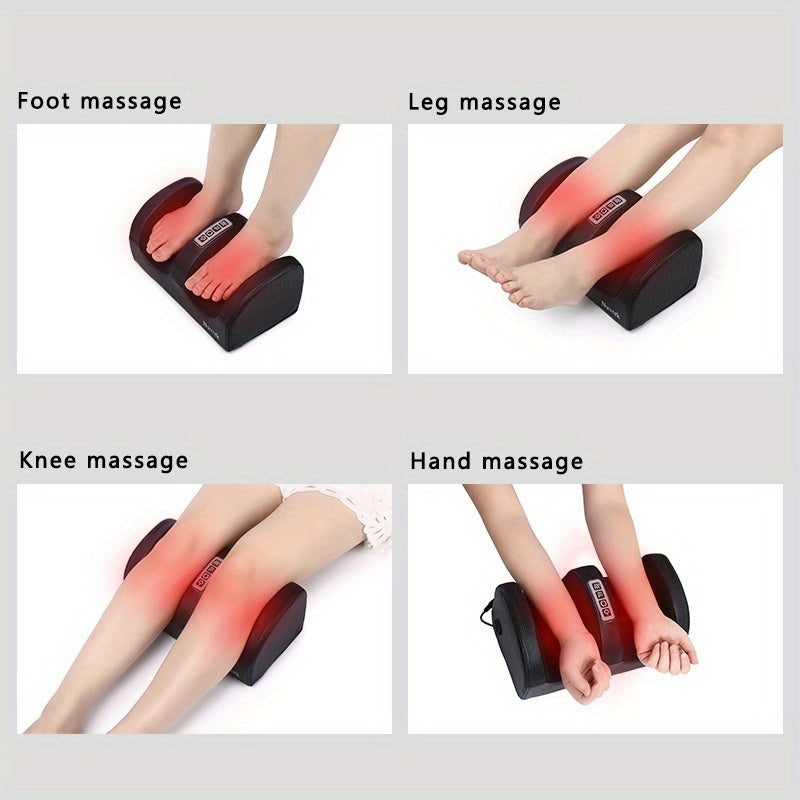 Foot Massager Machine with Heat for Circulation & Relaxation – Shiatsu Deep Kneading, Air Compression, Electric Foot Massager, Father's Day Mother's Day Gift