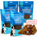 Dog Chewing & Teeth Cleaning Stick Toys 20 Pack - Daily Dental Care Chew Sticks for Small Medium & Large Dog Breeds, Variety Styles Random Mix, Ideal Birthday & Holiday Gift Set