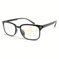 Reading Glasses Rectangle Frame with Spring Hinges – Lightweight PC Lens, +1.0 to +3.5 Magnification, Unisex Eyewear for Men & Women – Ideal for Computer, Reading & Everyday Wear