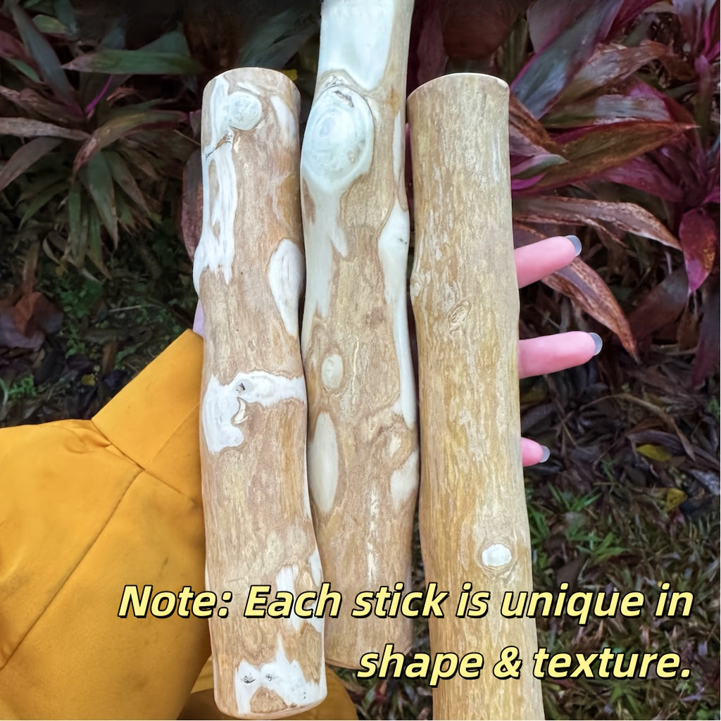 Natural Coffee Wood Dog Chew Stick Reduces Tartar Relieves Anxiety Prevents Destructive Chewing Protects Furniture Long-Lasting Safe Chew Toy for Dogs 8.3 Inch