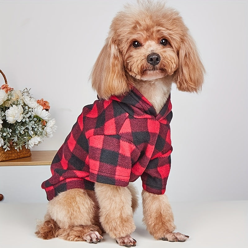 Pet Hoodie for Cats and Dogs – Soft Warm Pullover Sweatshirt Pet Clothing for Small Medium Dogs and Cats, Cute Casual Dog Hoodie Jacket for Fall & Winter, Comfortable Indoor Outdoor Pet Apparel
