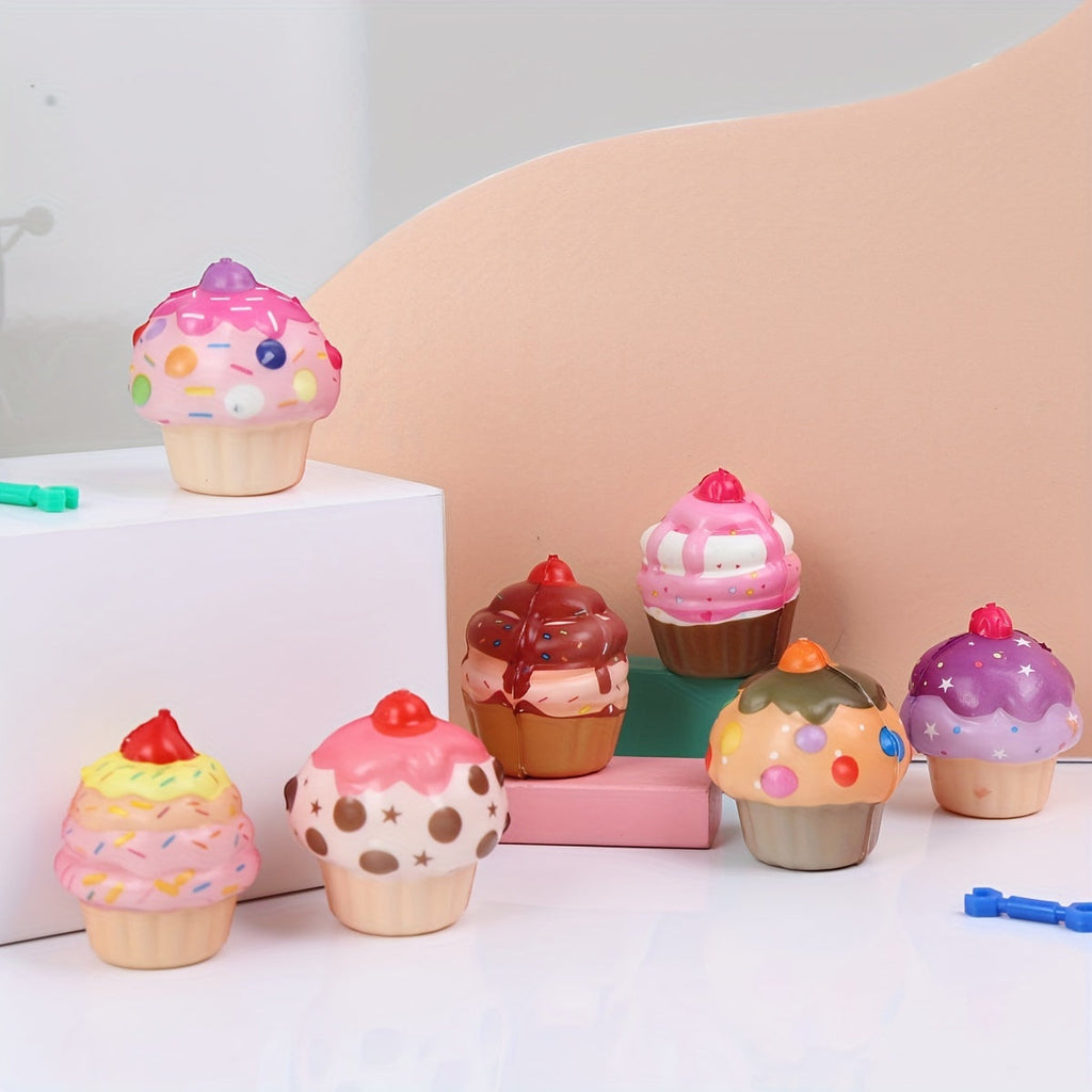 20 Piece Mini Cake Ice Cream Foam Toy Set Random Design Miniature Sweet Dessert Party Favors Prizes Home Decoration Christmas Thanksgiving New Year Gift for Kids
