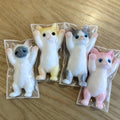 Kawaii Hand-Raising Kitten Squishy Squeeze Toy Soft Slow Rising Sensory Stress Relief Cute Cat Desk Decoration Random Color Gift for Christmas Valentine Easter Birthday Holiday