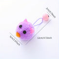 Plush Mouse Cat Toys with Bell - Cute Macaron Color Mini Mouse Catnip-Style Interactive Cat Toy with Squeaky Bell Sound for Indoor Cats and Kittens, Soft Non-Toxic Lightweight Cat Gift, 4 Colors & 4-Pack