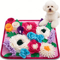 Snuffle Mat for Dogs - Slow Feeder Dog Puzzle Mat, Olfactory Training Nose Work Blanket, Anti-Choke Stress Relief Feeding Game Toy, Encourages Natural Foraging Instincts, Machine Washable