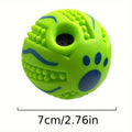 Spiky Rolling Sound Ball Dog Toy 3.94" - Interactive Funny Sounds Teeth Cleaning Herding Ball, Training Play Toy for Medium Large Dogs, Durable Rubber Sensory Ball with Squeaky Noise