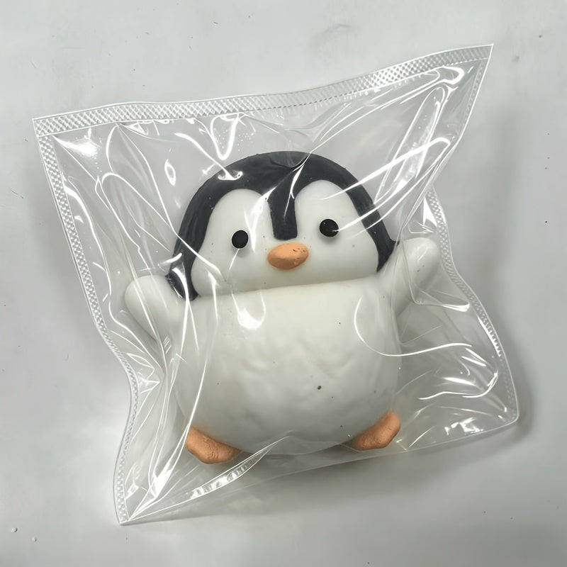 Squishy Penguin Squeeze Toy for Kids - Mini Stress Ball Sensory Squishies, Classroom Prize Party Bag Stuffer, Birthday Holiday Party Favor Gift for Boys Girls, Cute Penguin Fidget Toy Ages 3+