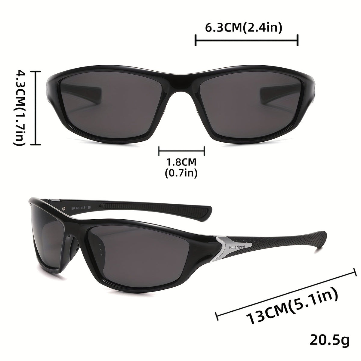 4 Pairs Polarized Sports Sunglasses UV400 Protection for Men & Women – Full Frame Fashion Eyewear for Cycling, Running, Fishing, Rock Climbing & Outdoor Travel, Polychrome
