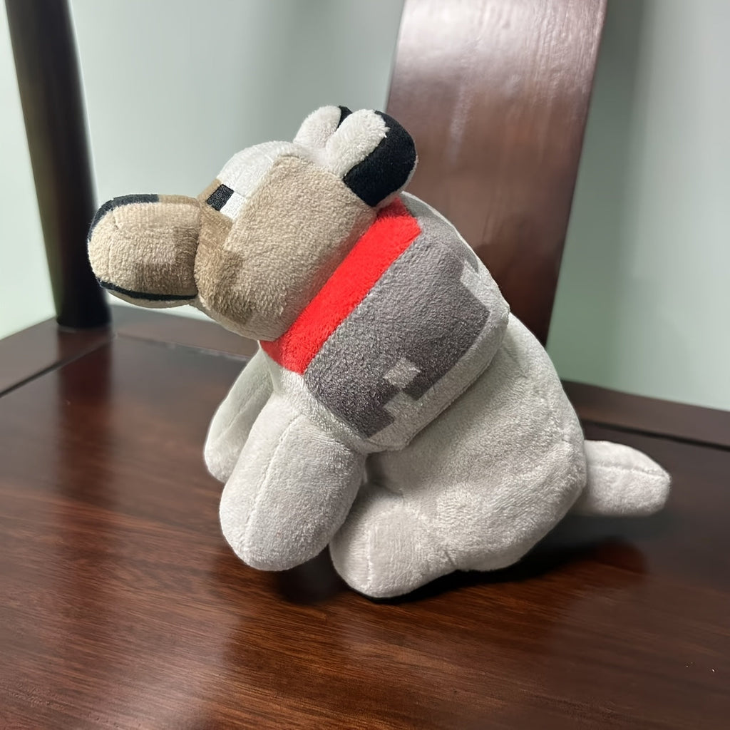 Wolf Plush Toy Stuffed Animal - Cute Soft Gray Wolf Plushie Doll for Kids Boys and Girls, Mini Palm-Sized Wolf Stuffed Toy, Birthday Christmas Gift for Wolf Lovers and Toddlers