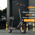 Heavy Duty Off-Road Electric Scooter for Adults 300 Lbs – 25-30 MPH, 30-40 Mile Long Range, 10 Inch Tires, Foldable E-Scooter for Men, Dual Brake System