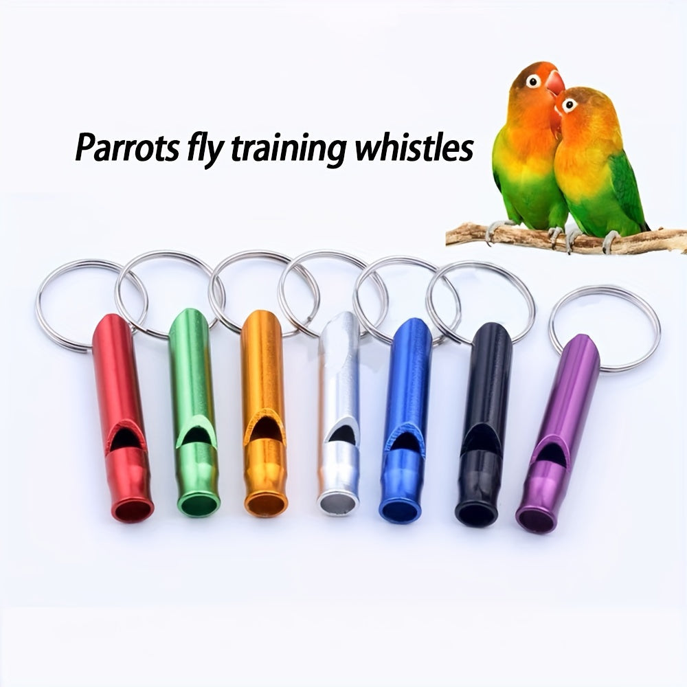 Parrot Training Starter Kit - Bird Training Food Bowls Hand Feeder & Whistle Set for Parrots Parakeets Budgies Cockatiels Conures - Bird Pet Supplies Taming & Bonding Accessories Random Color