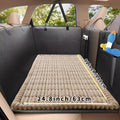 Non-Slip Car Dog Mat Heavy Duty Pet Seat Cushion with Rear Extension Pad – Anti-Bite Waterproof Floor Liner for SUV, Sedan & Truck, Fits All Dog Sizes, Easy to Clean Durable Polyester