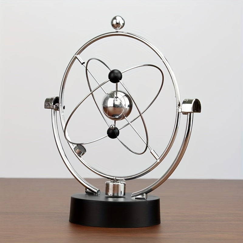 Newton's Cradle Pendulum Desk Toy Perpetual Motion Ball Kinetic Energy Physics Science Decoration for Home Office Desk Unique Gift for Adults Men Women Teens STEM Science Lovers Art Decor