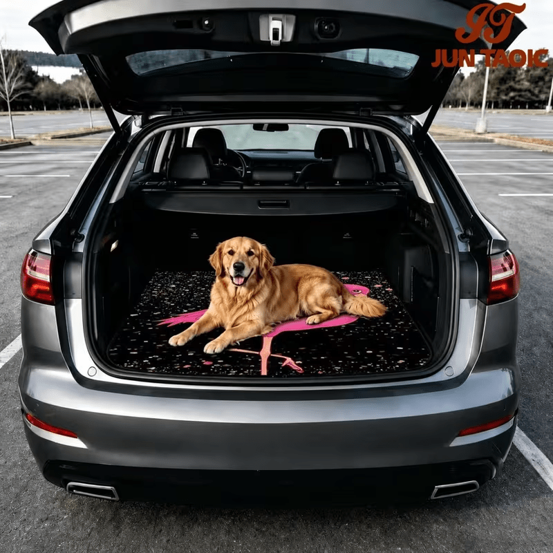 Car Trunk Mat Cargo Liner – Non-Slip Waterproof Floor Mat with Unique Patterns, Durable Vehicle Interior Protector from Dirt, Spills & Scratches, Universal Fit