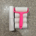Lint Roller Set with 1 Handle & 6 Replacement Rolls (360 Sheets) - Velvet Tear-Off Lint Brush for Clothing, Carpets & Car Seats - No Power Required Pet Hair & Lint Remover Kit