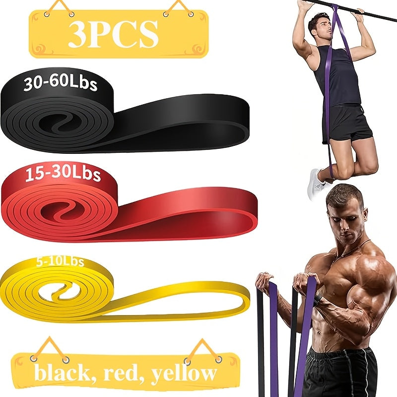 Resistance Bands Pull Up Assistance Bands Set for Men & Women – Heavy Duty Exercise Workout Bands for Body Stretching, Muscle Training & Physical Therapy