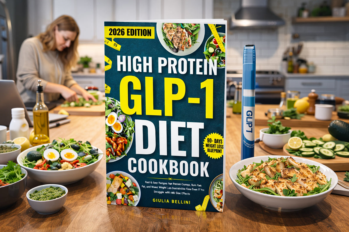 High Protein GLP-1 Diet Cookbook – Fast & Easy Recipes to Reduce Cravings, Burn Fat & Make Weight Loss Sustainable | Ozempic & Wegovy Friendly Meal Plan Guide